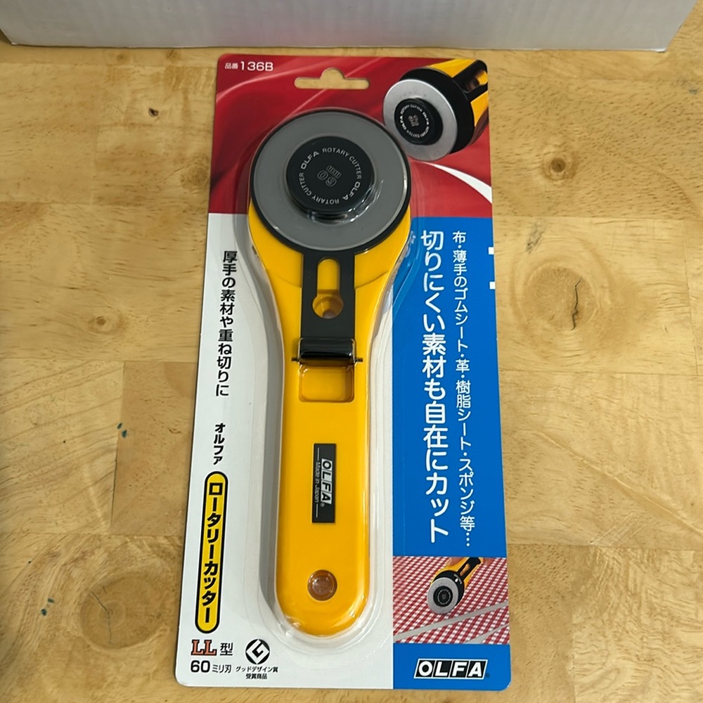 OLFA 136B (60mm) Rotary Cutter LL Type NEW